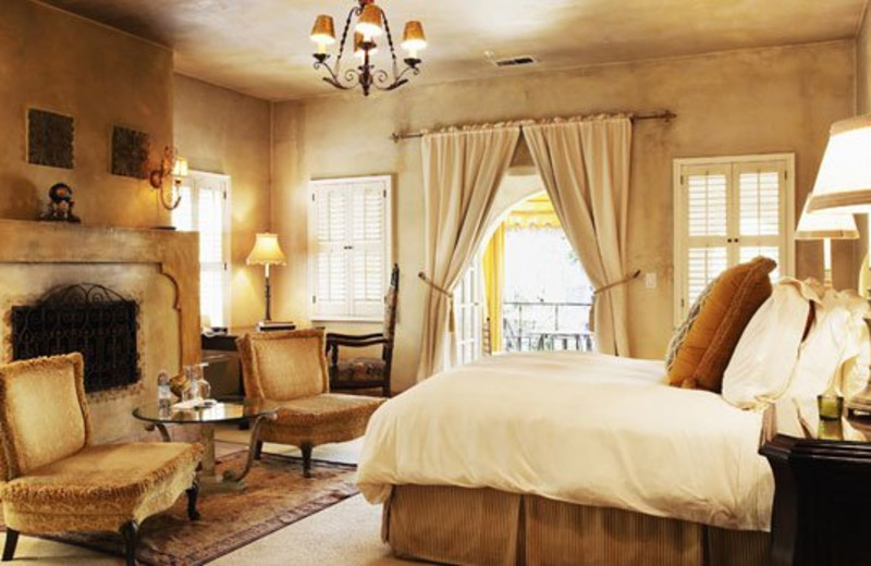 Guest room at Kenwood Inn and Spa.
