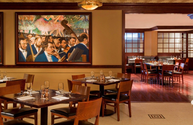 Dining at The Westin Crown Center, Kansas City.