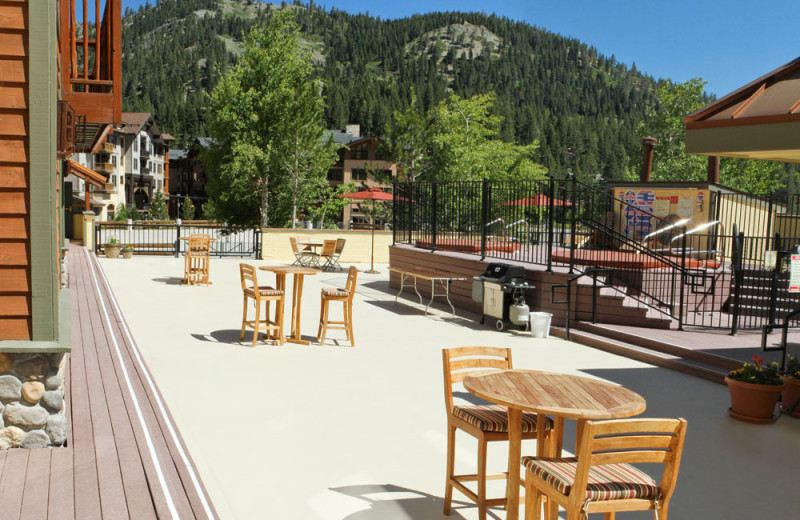 Sundeck at the Red Wolf Lodge at Squaw Valley