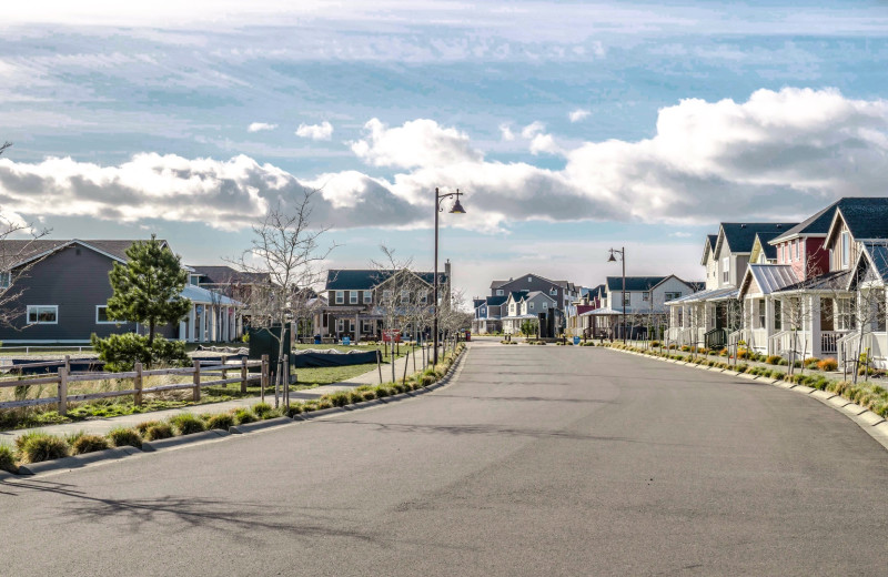 Rental exterior at Oyhut Bay Seaside Village.