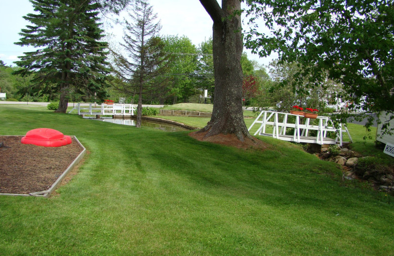 Grounds at Bay Leaf Cottages & Bistro.