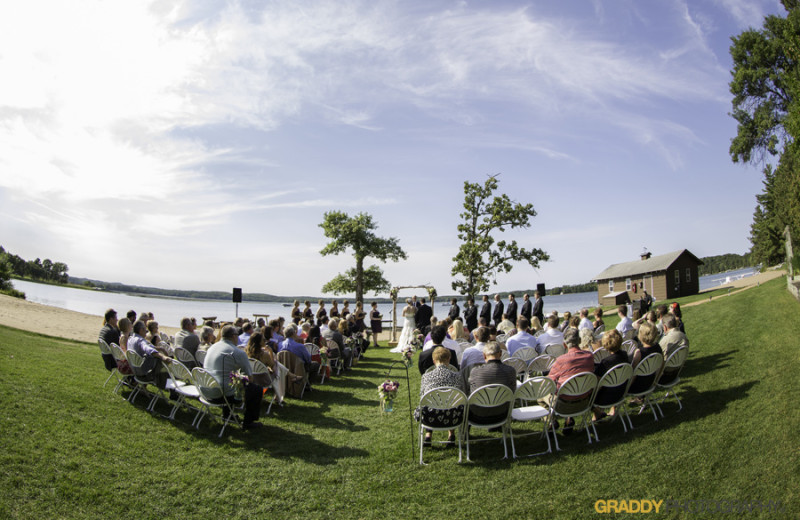 Wedding at Madden's on Gull Lake.