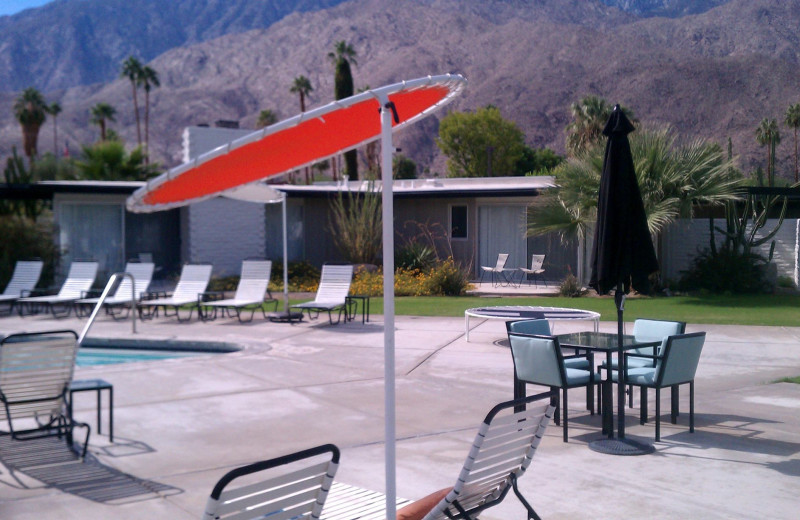 Outdoor pool at Horizon Hotel.
