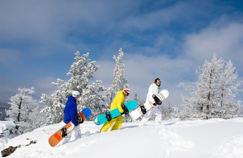 Skiing near Carolina Mornings.