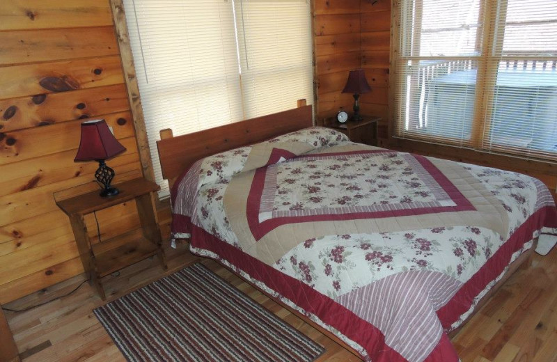 Interior Cabin View of Treehouse Cabins