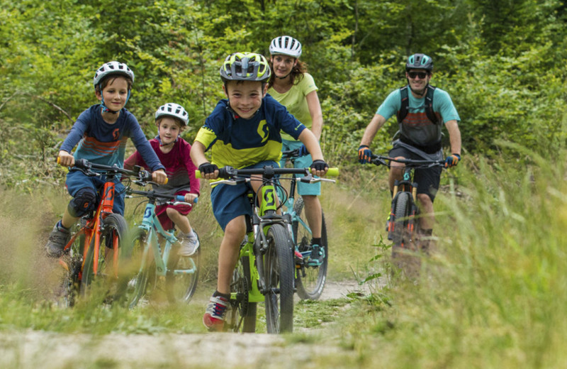Biking at Eastern Slope Inn Resort.