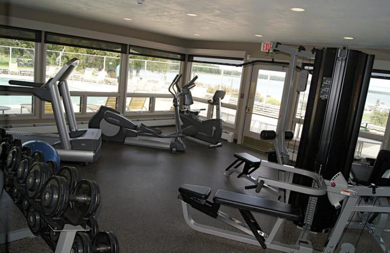 Gym at Gordon Lodge.