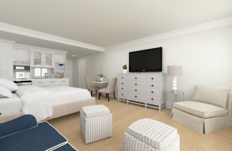 Guest room at Icona Golden Inn.