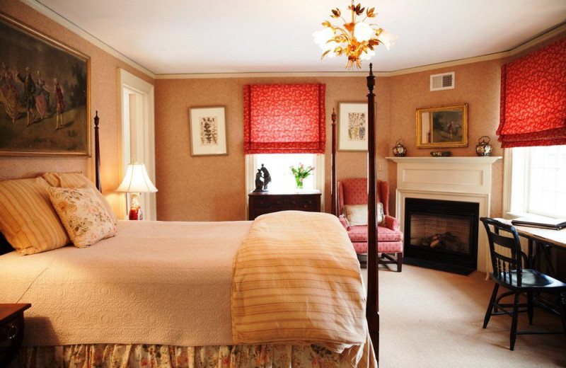 Guest room at Bee and Thistle Inn.