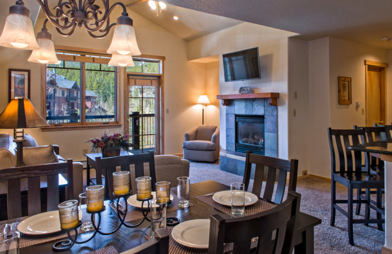 Guest room at Grand Timber Lodge.