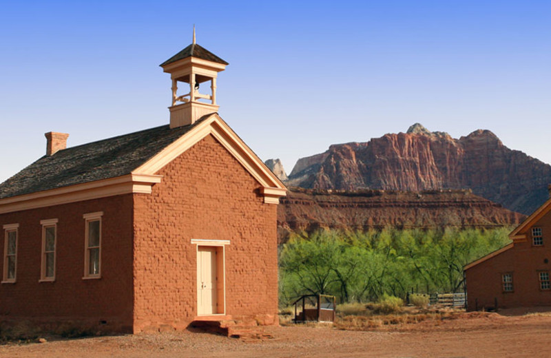 The ghost town of Grafton near Zion Ponderosa Ranch.