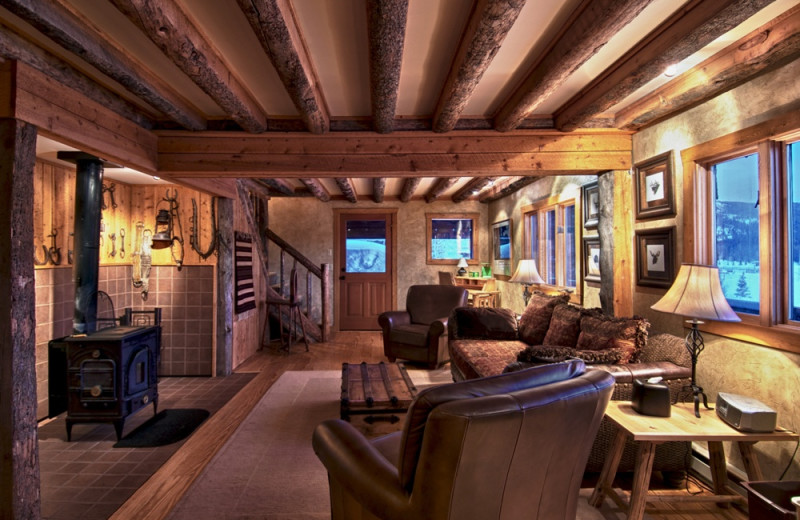 Living room view at Vista Verde Ranch.