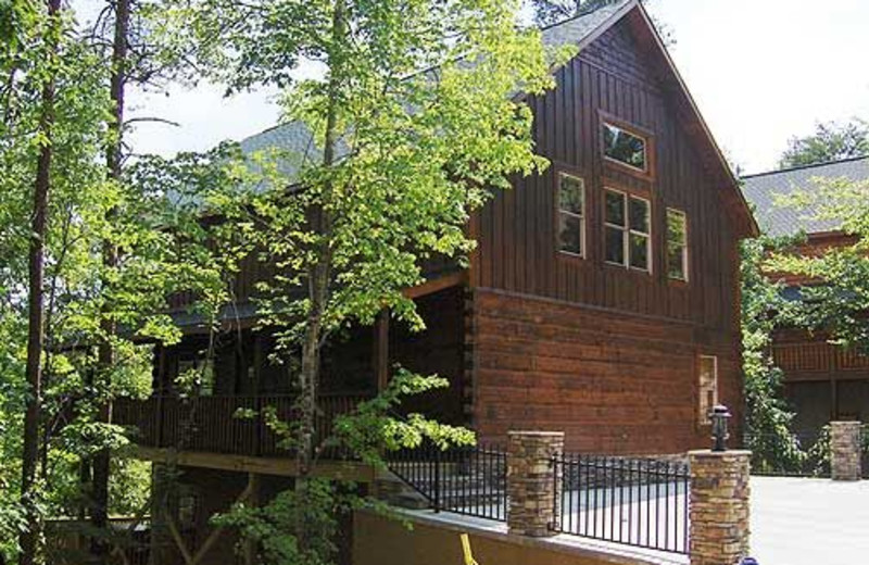 Exterior Cabin View at Baskins Creek Cabin Rentals 