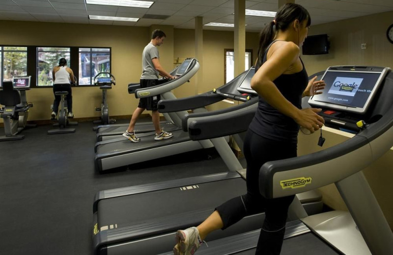 Fitness room at Grand Summit Resort Hotel.