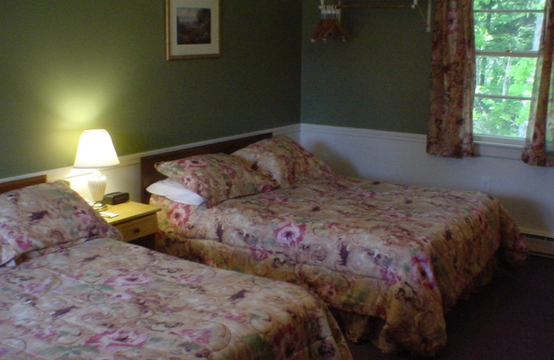 Guest room at Highland Lake Resort.