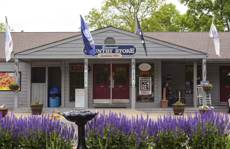 Resort store at Basswood Country Resort.