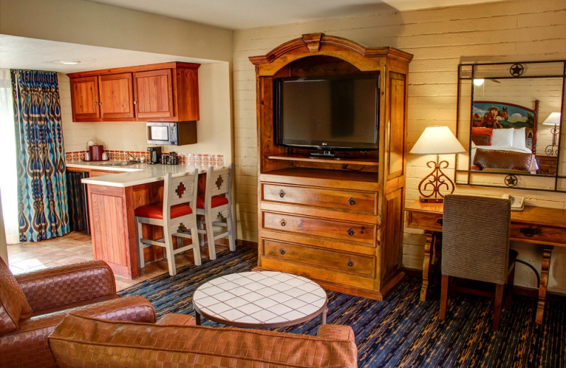 Guest room at La Posada Lodge and Casitas.