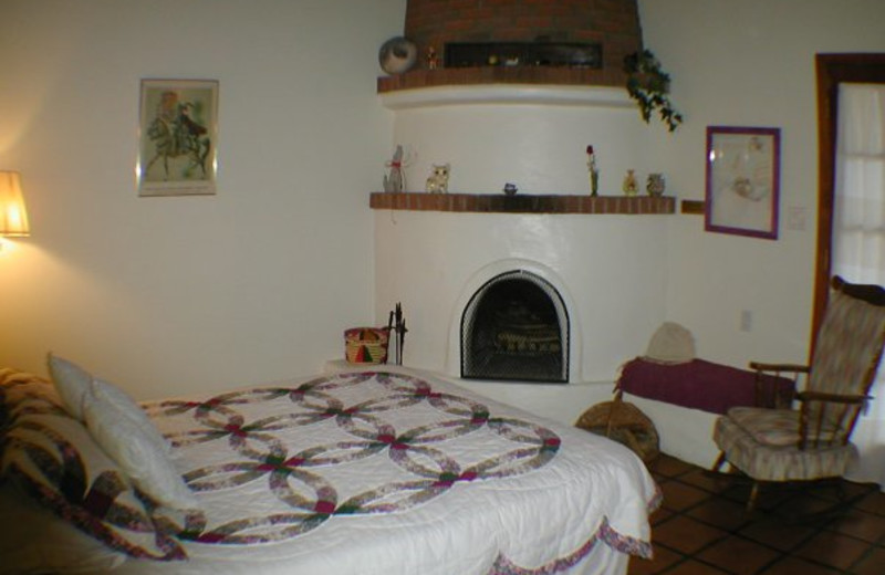 Guest room at Hacienda Vargas Bed and Breakfast.