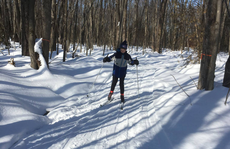 Skiing at Fern Resort.