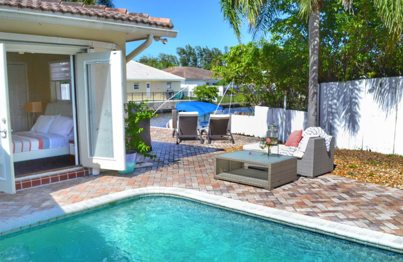 Rental pool at Walker Vacation Rentals.