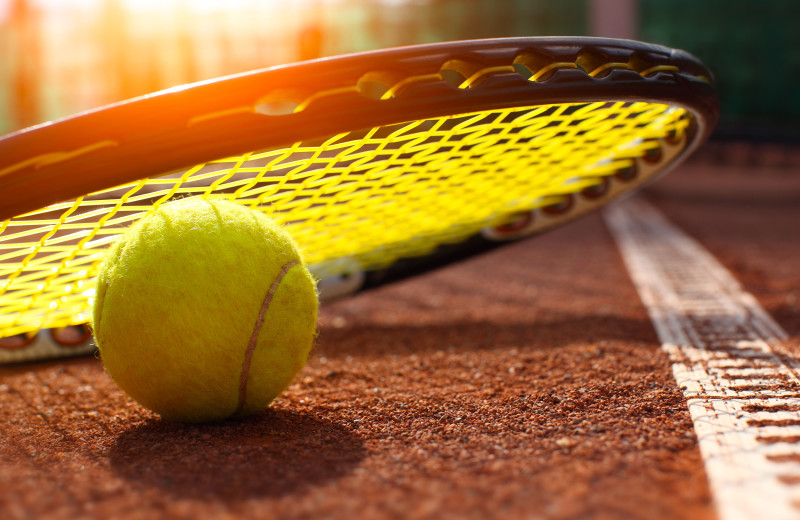 Tennis near Luau Resort.