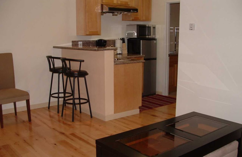 Kitchen view at Pelican Point Inn.