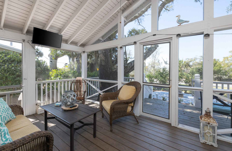 Porch at Real Escapes Properties - Landfall Cottage.