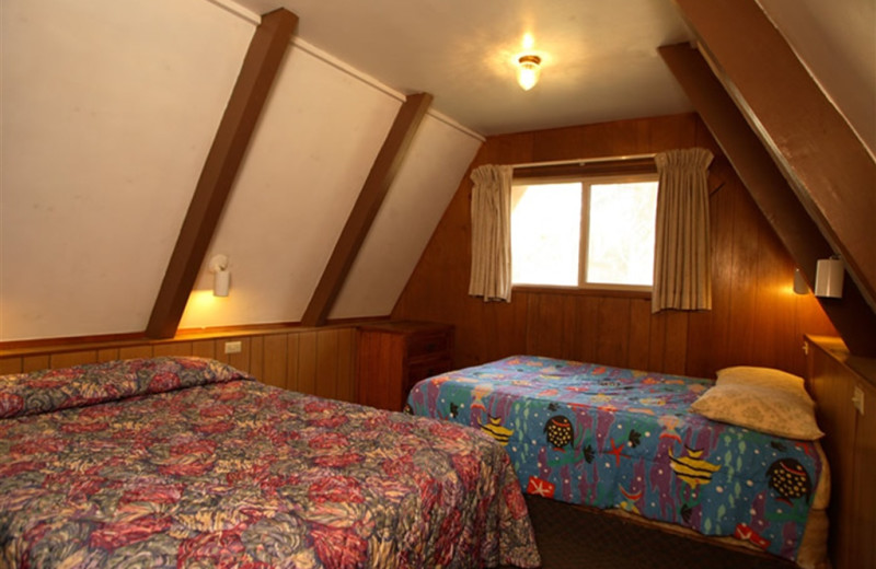 Guest bedroom at Sandpiper Beach Resort.