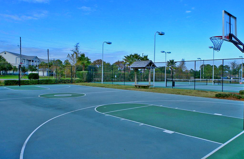 Tennis court at The Palms of Destin Resort & Conference Center.
