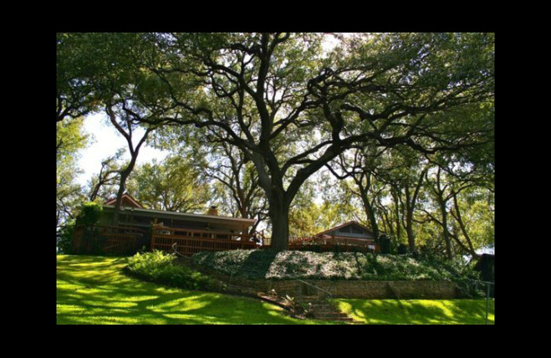 Cabin exterior at Cool Water Cabin Rental - Lake LBJ.