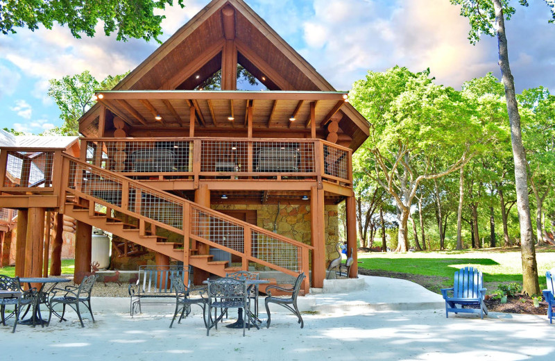 Rental exterior at Log Country Cove.