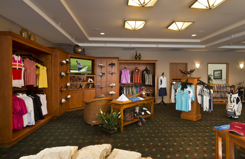 Gift shop at Eaglewood Resort & Spa.