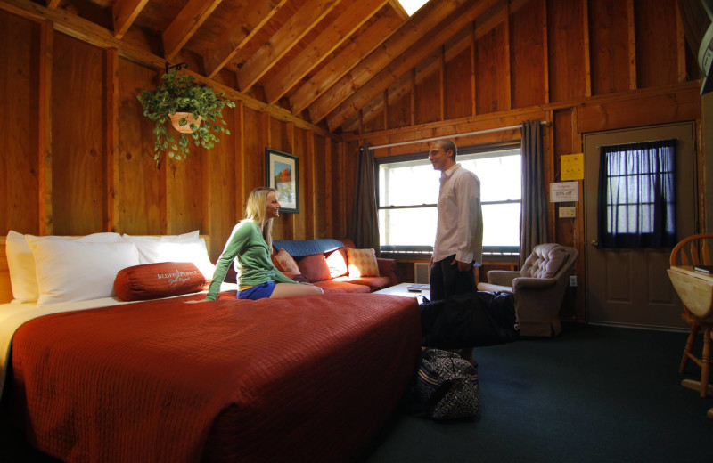 Guest suite at Bluff Point Golf Resort.