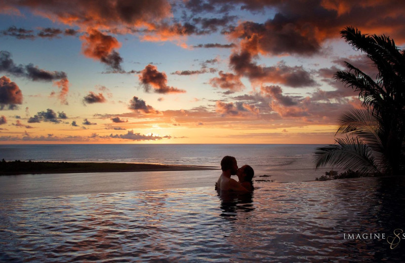 Couple at El Castillo Boutique Luxury Hotel.