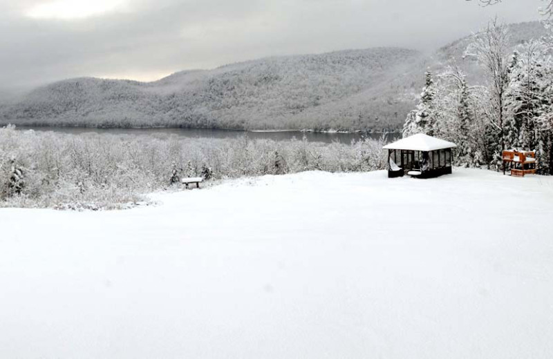 Winter time at Garnet Hill Lodge.