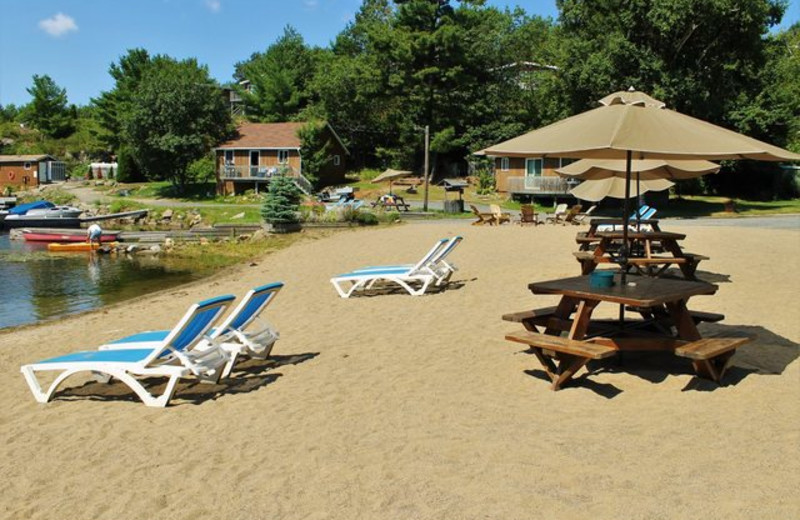 Beach at Pleasant Cove Resort.