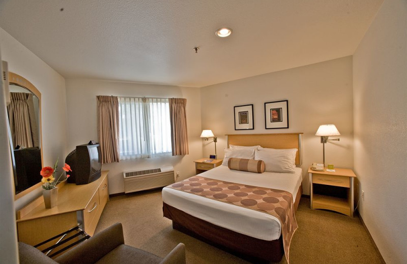 Guest room at South Pier Inn.