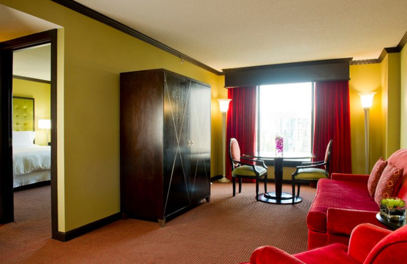 Guest living room at Grand Bohemian Hotel Orlando.
