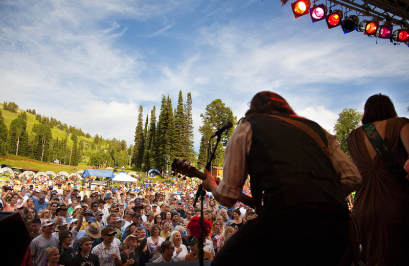 Music festival at Grand Targhee Resort.