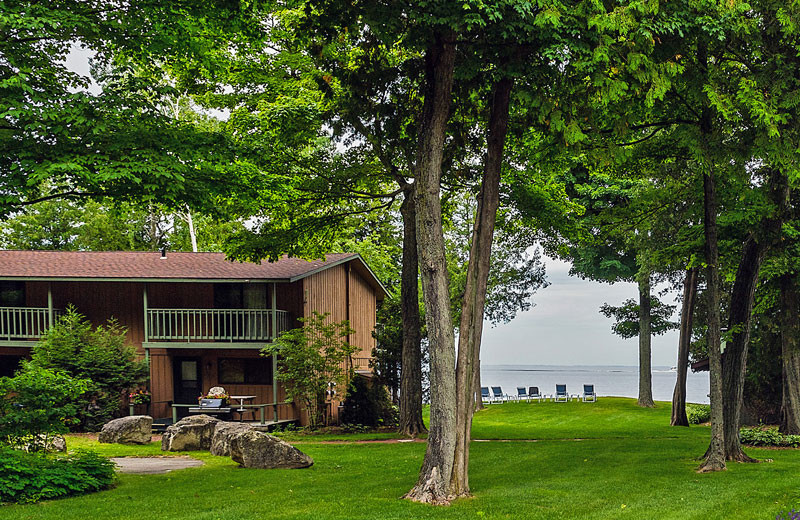 Exterior view of The Shallows Resort.