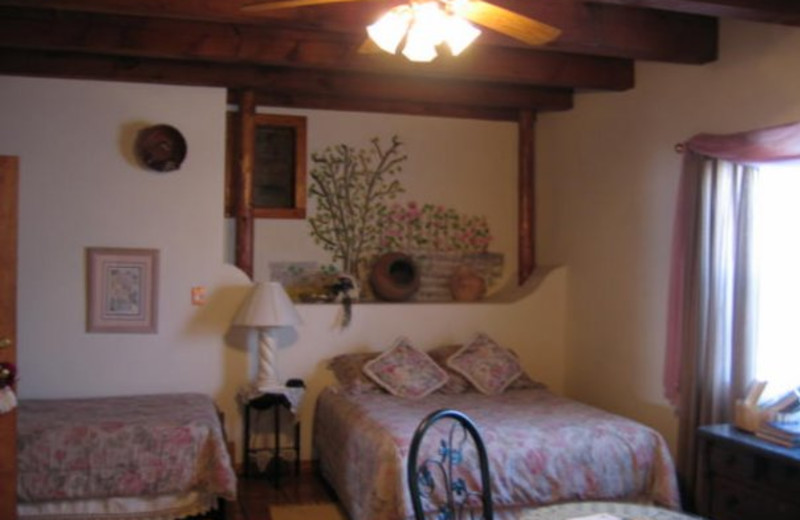 Guest room at Hacienda Vargas Bed and Breakfast.