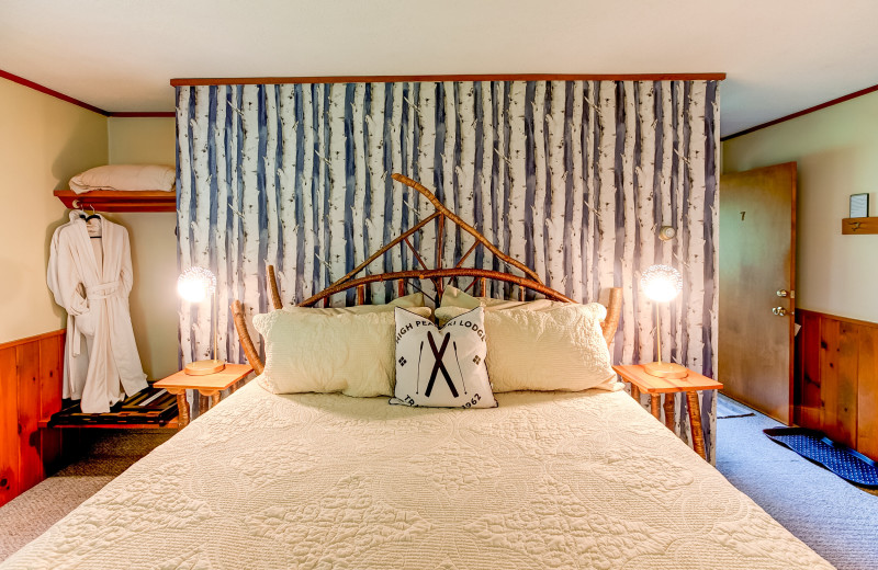 Guest room at Timberholm Inn.