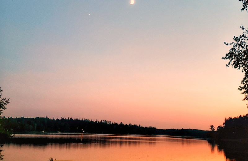 Sunset on beach - Little Norway Resort