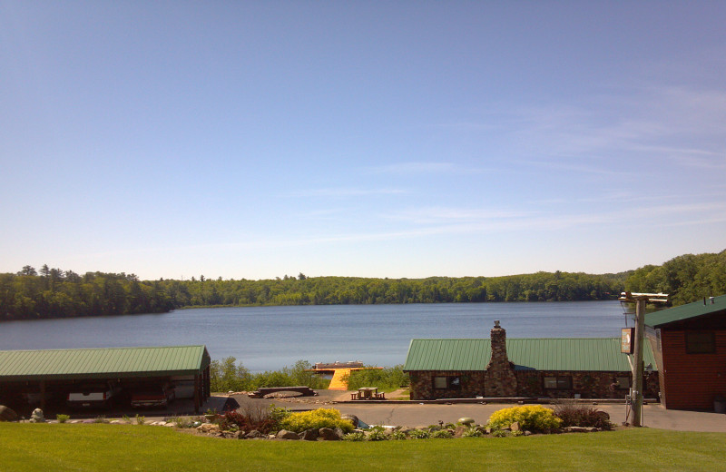 Lake view at Flying Eagle Resort.