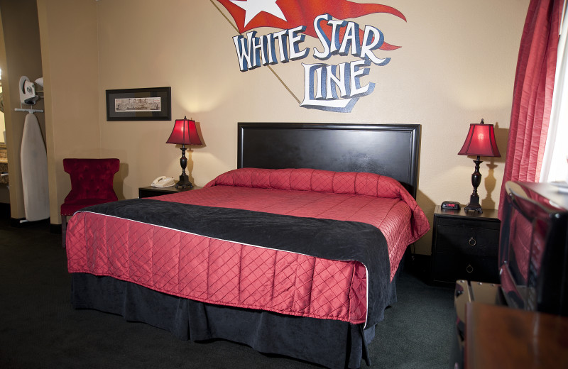 Guest room at The Branson Stone Castle Hotel & Conference Center.