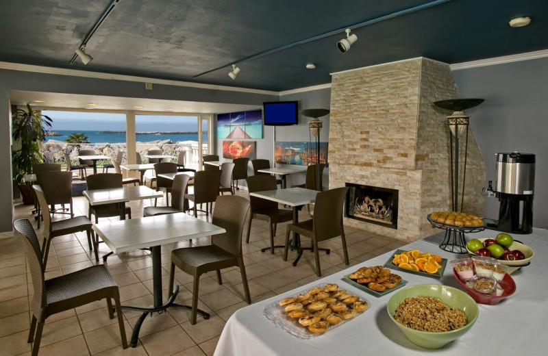 Dining at Oceanside Marina Suites.