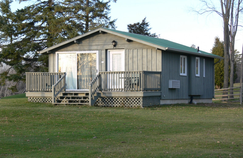 Cottage exterior at Eganridge Resort, Country Club & Spa.