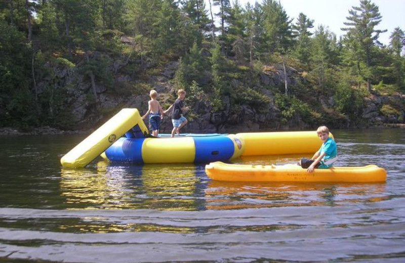 Inflatables at Pleasant Cove Resort.