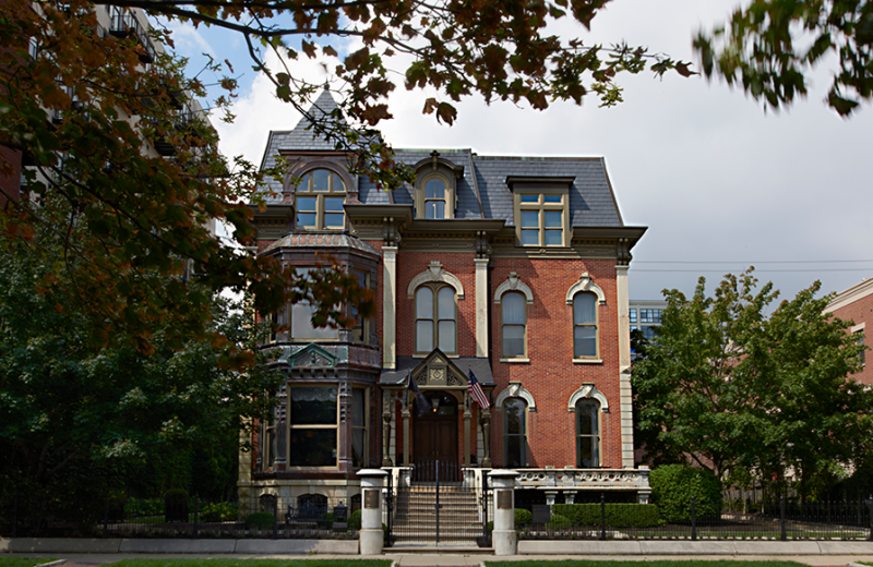 Exterior view of The Wheeler Mansion.