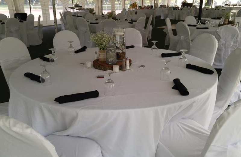 Wedding reception at Garland Lodge and Resort.